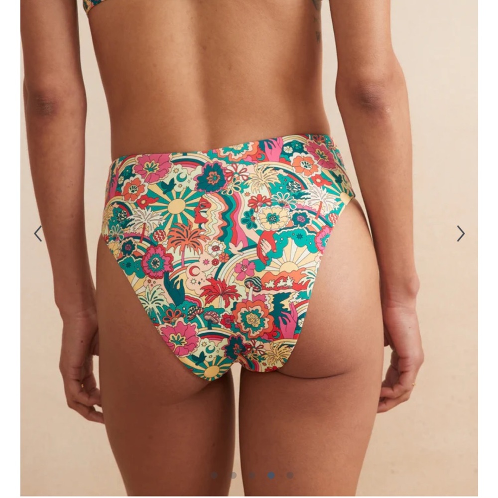 NWT Marine Layer Andie 90s High Waisted Bikini Bottom XL - Picture 2 of 7